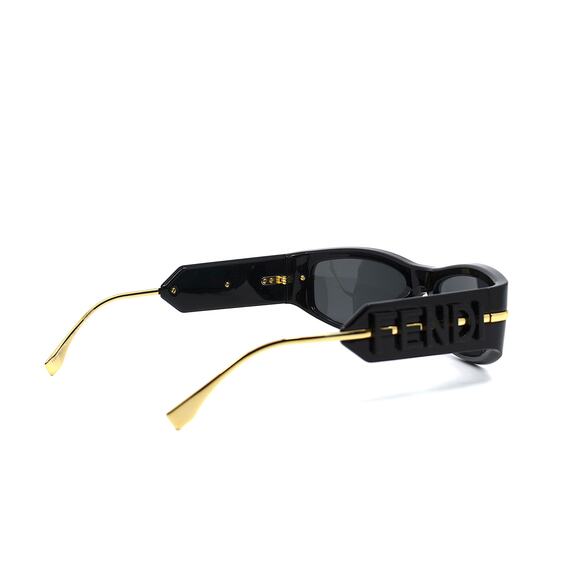 NEW! FENDI FE40120I 01A BLACK GREY MEN'S AUTHENTIC SUNGLASSES MADE IN ITALY - Picture 7 of 11